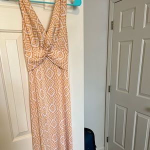 Jon & Anna Geometric Pattern Yellow Sundress